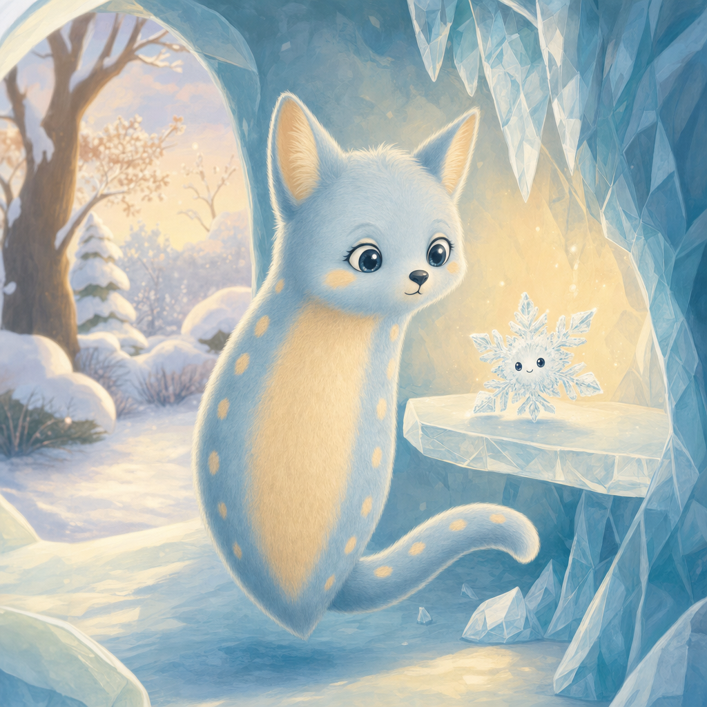 Sväl och den lilla snöflingan som ville stanna